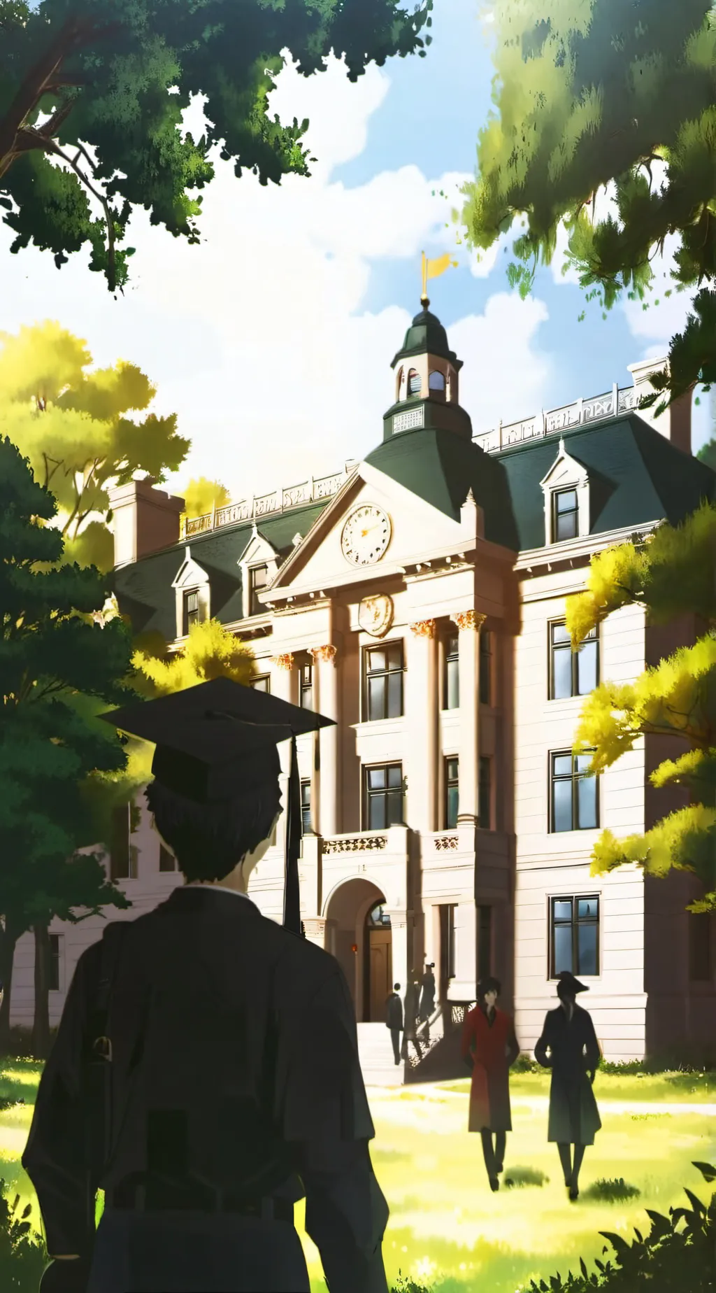 ai character: Catnap college  background