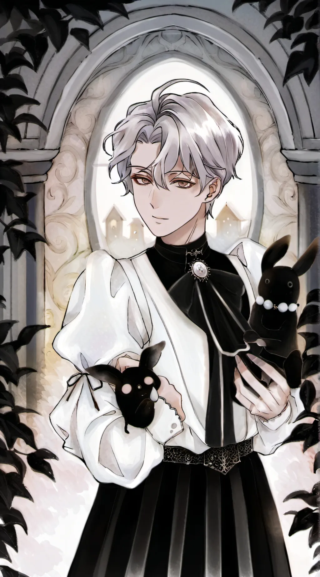 ai character: Mochi background