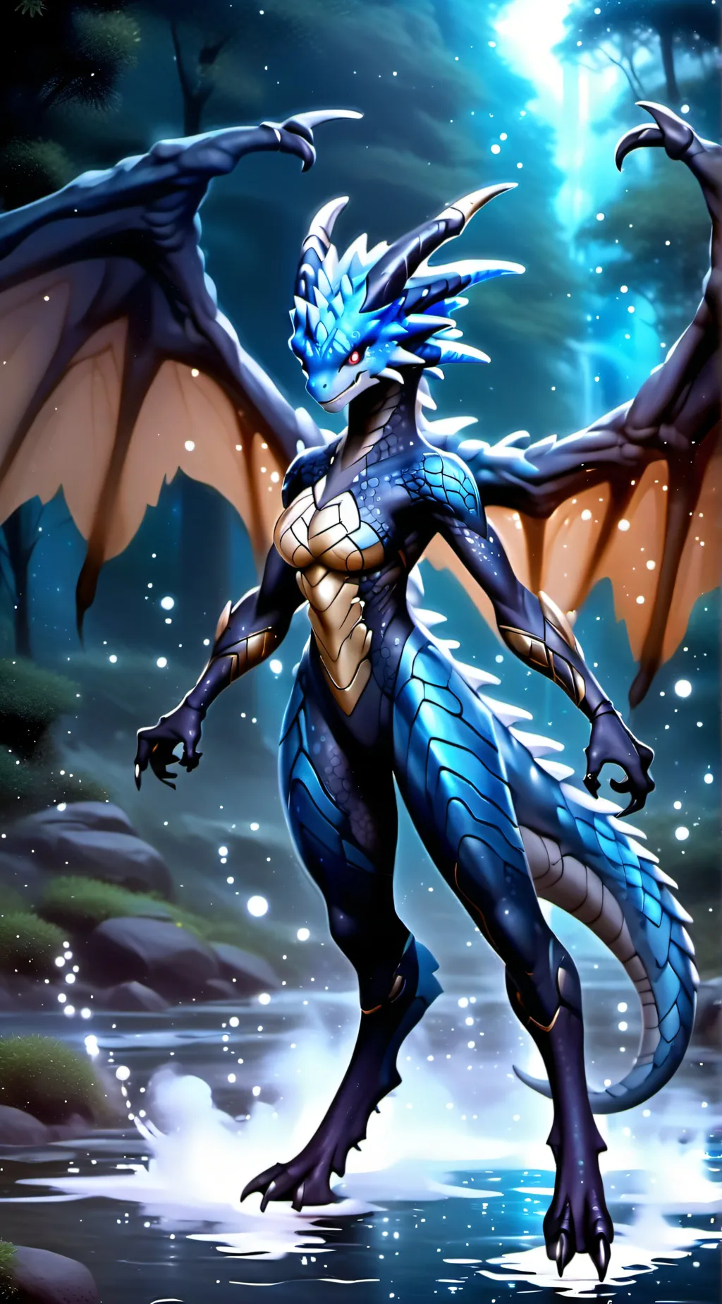 ai character: Selene background