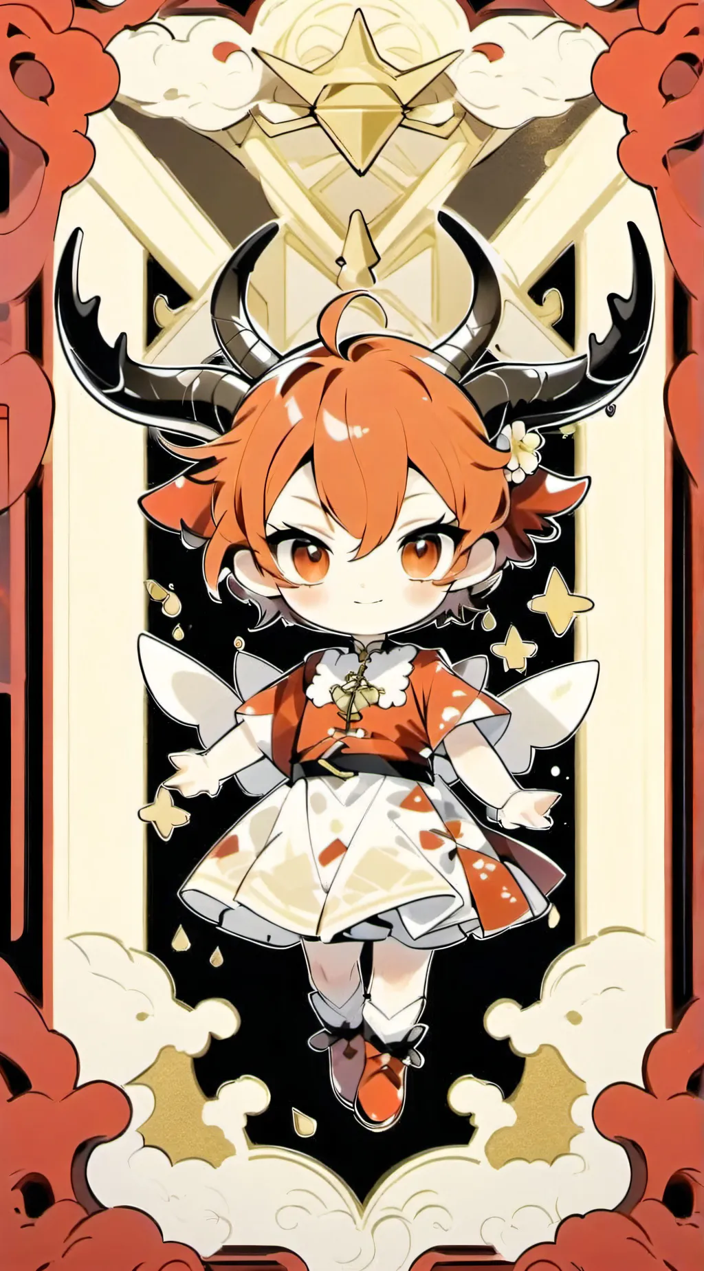 ai character: Baby Alastor background