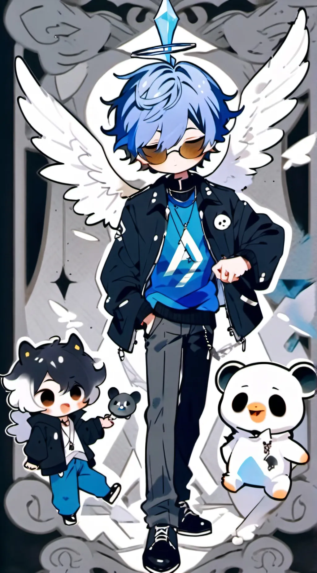 ai character: USA  background