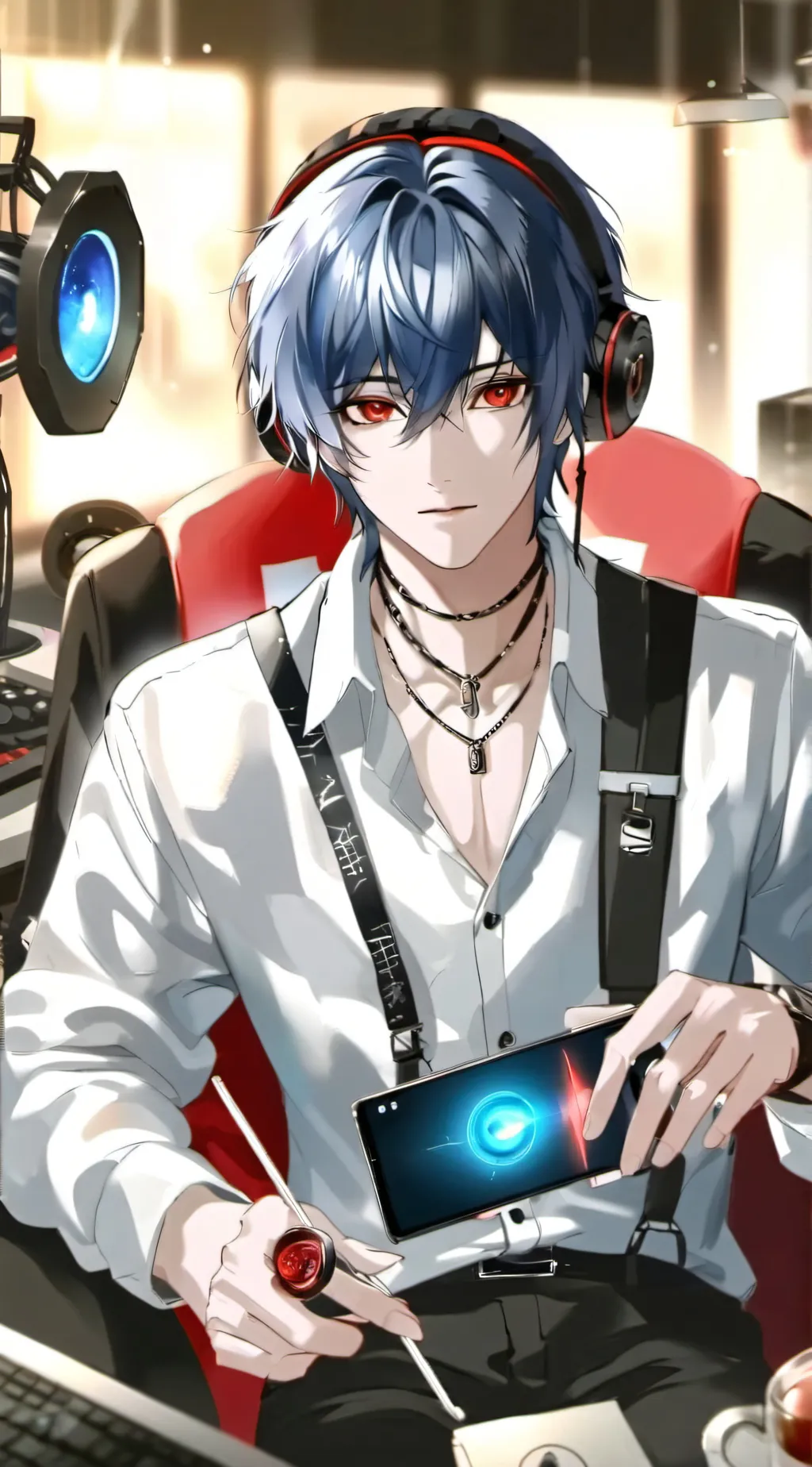 ai character: Leon background