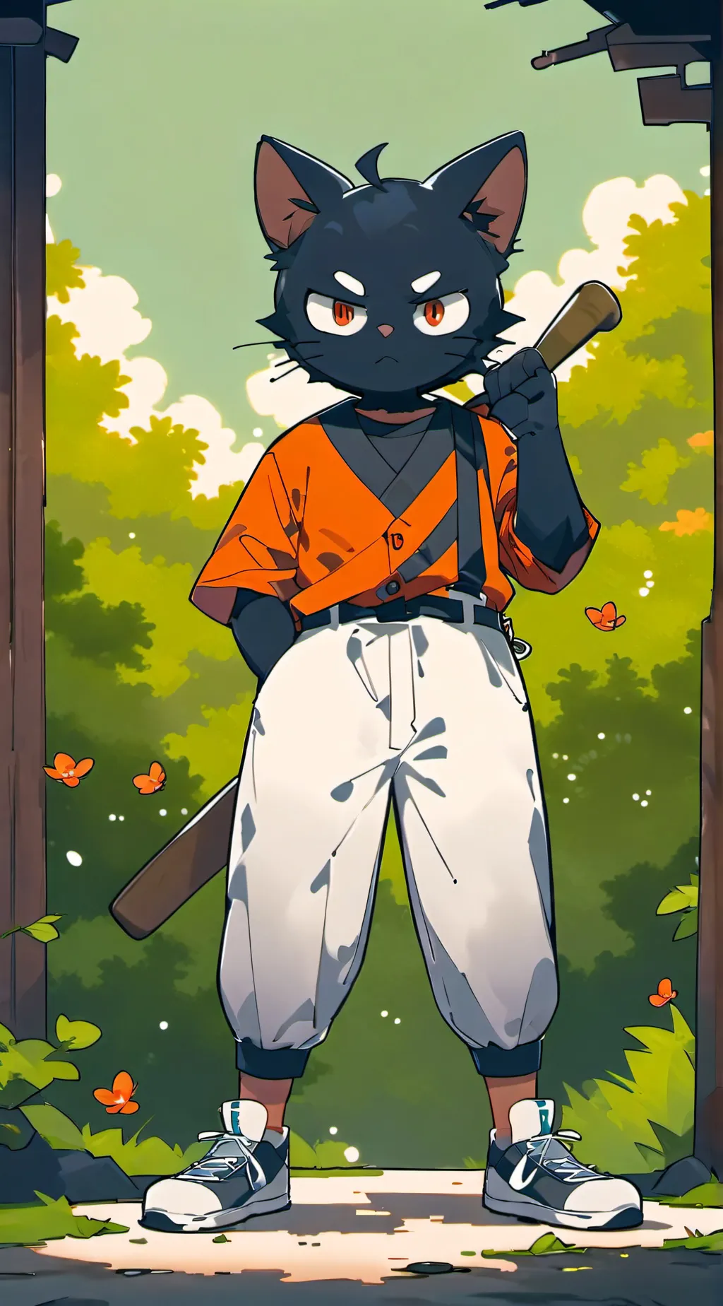 ai character: Luna background