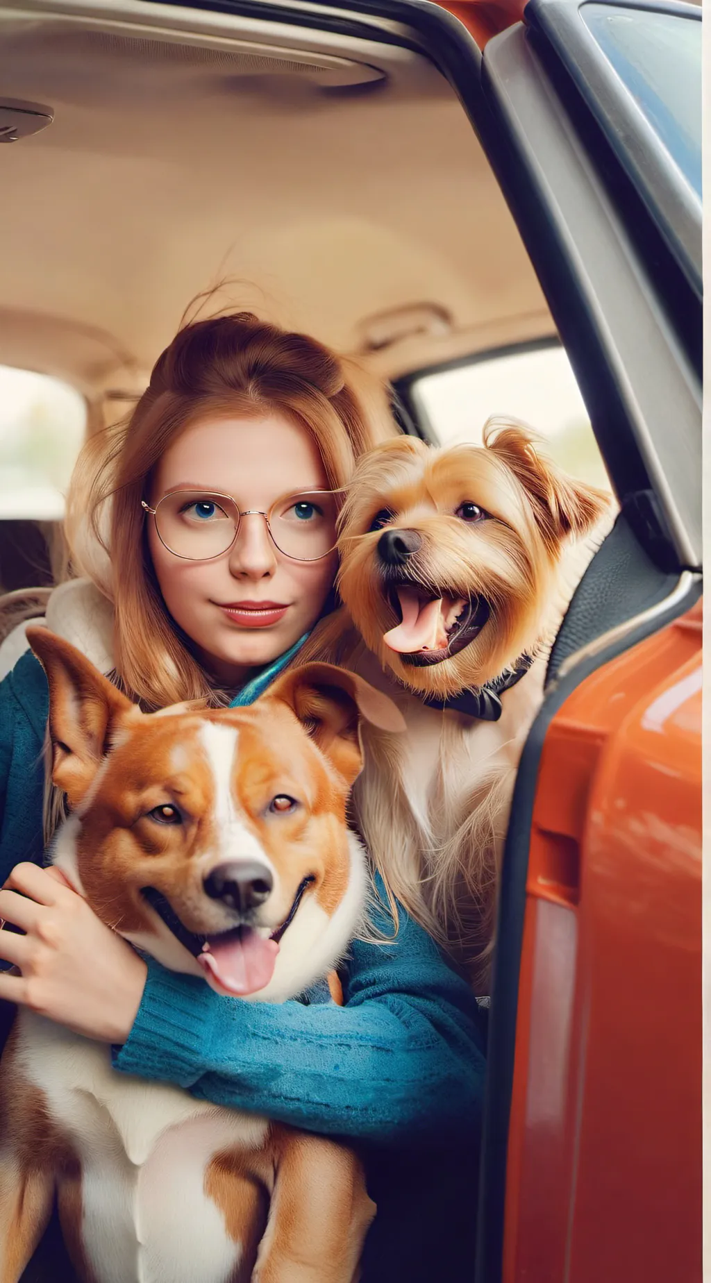 ai character: Snowy  background