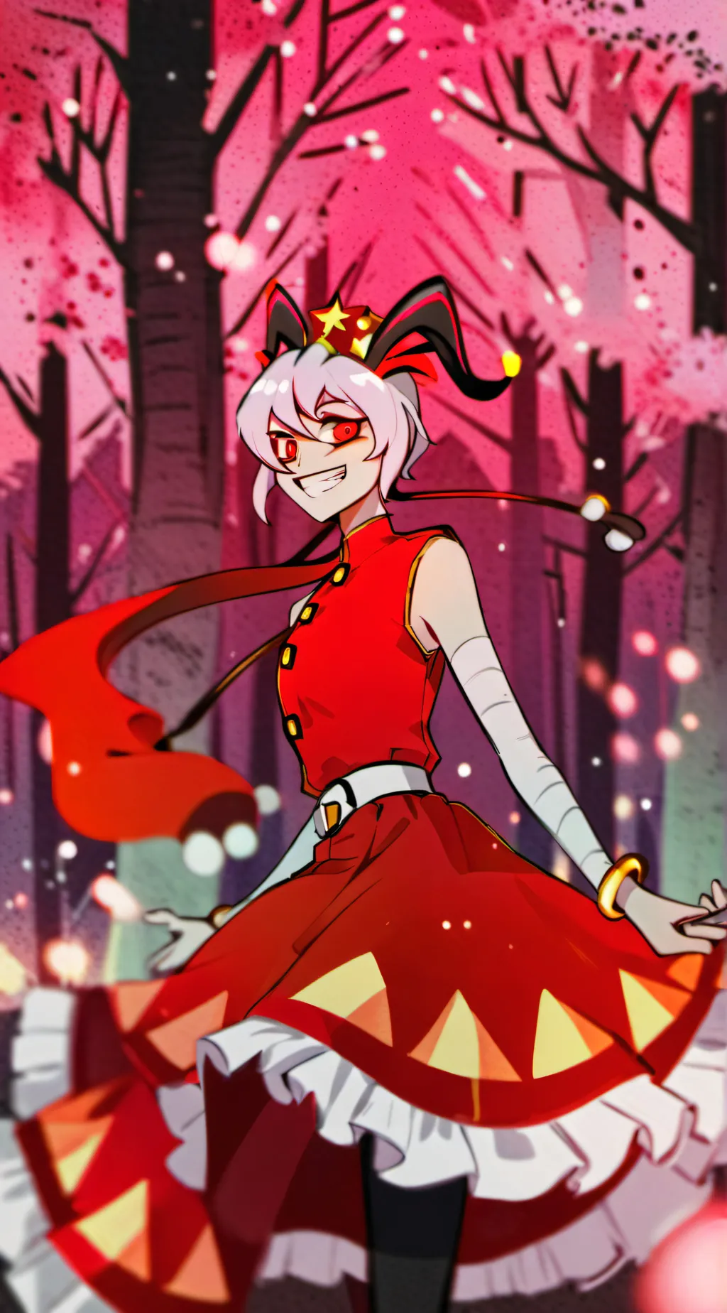 ai character: Girl Alastor background