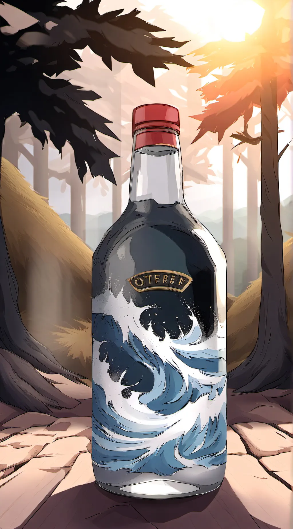 ai character: Holly Water background