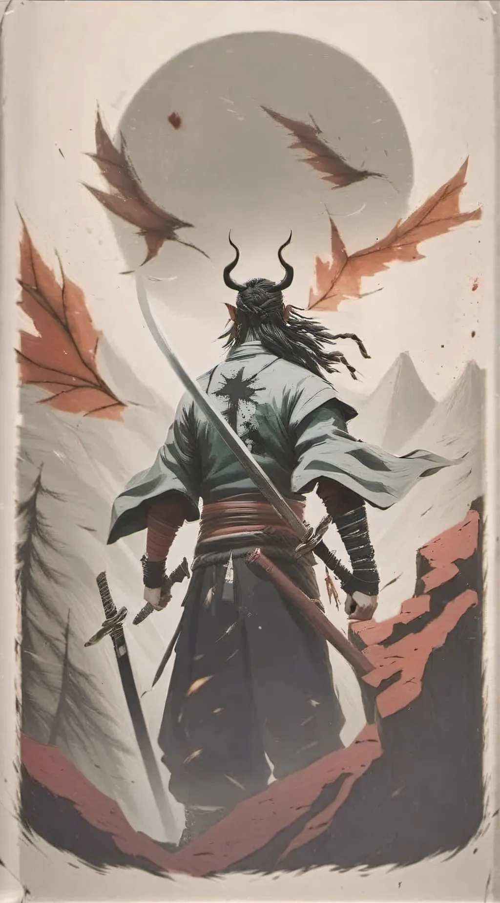 ai character: demon slayer ✨️🗡 background