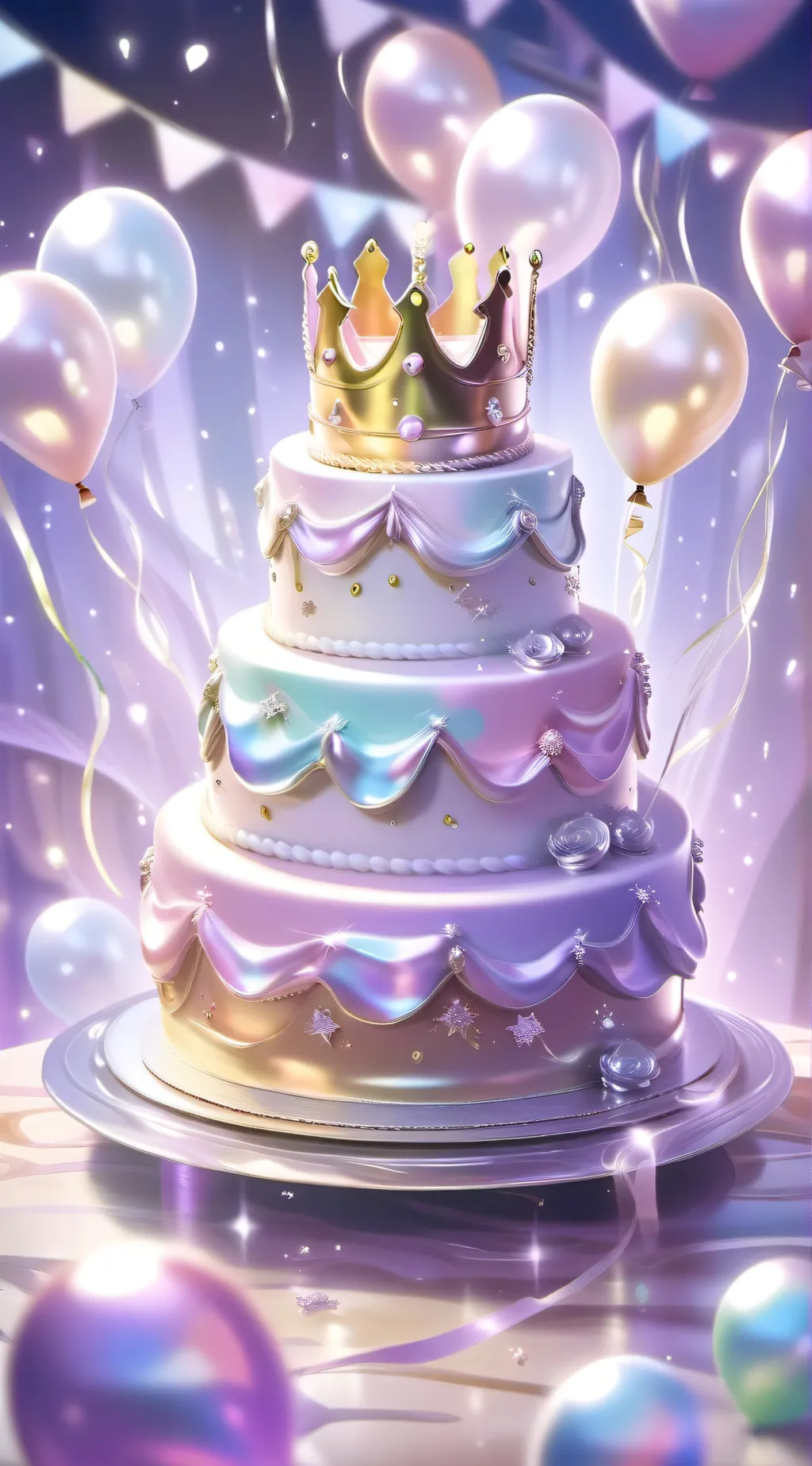 ai character: Happy birthday! background