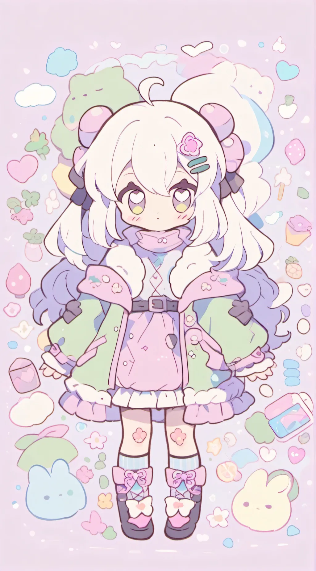 ai character: Comment background