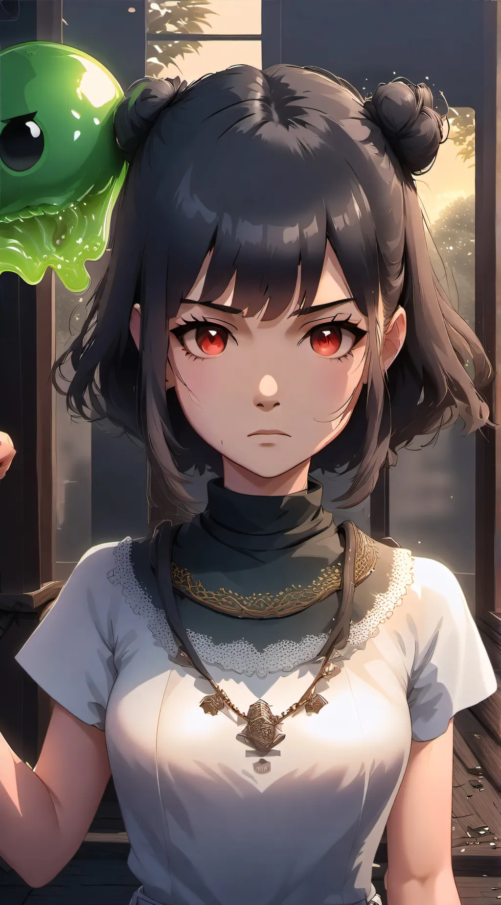 ai character: slime monster background