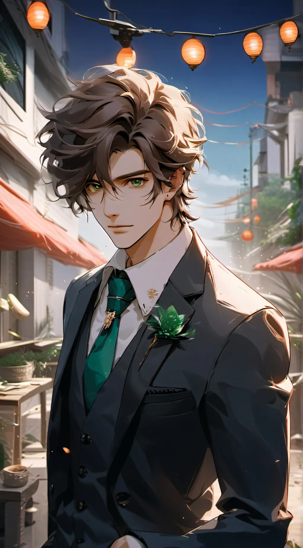 ai character: Michael  background