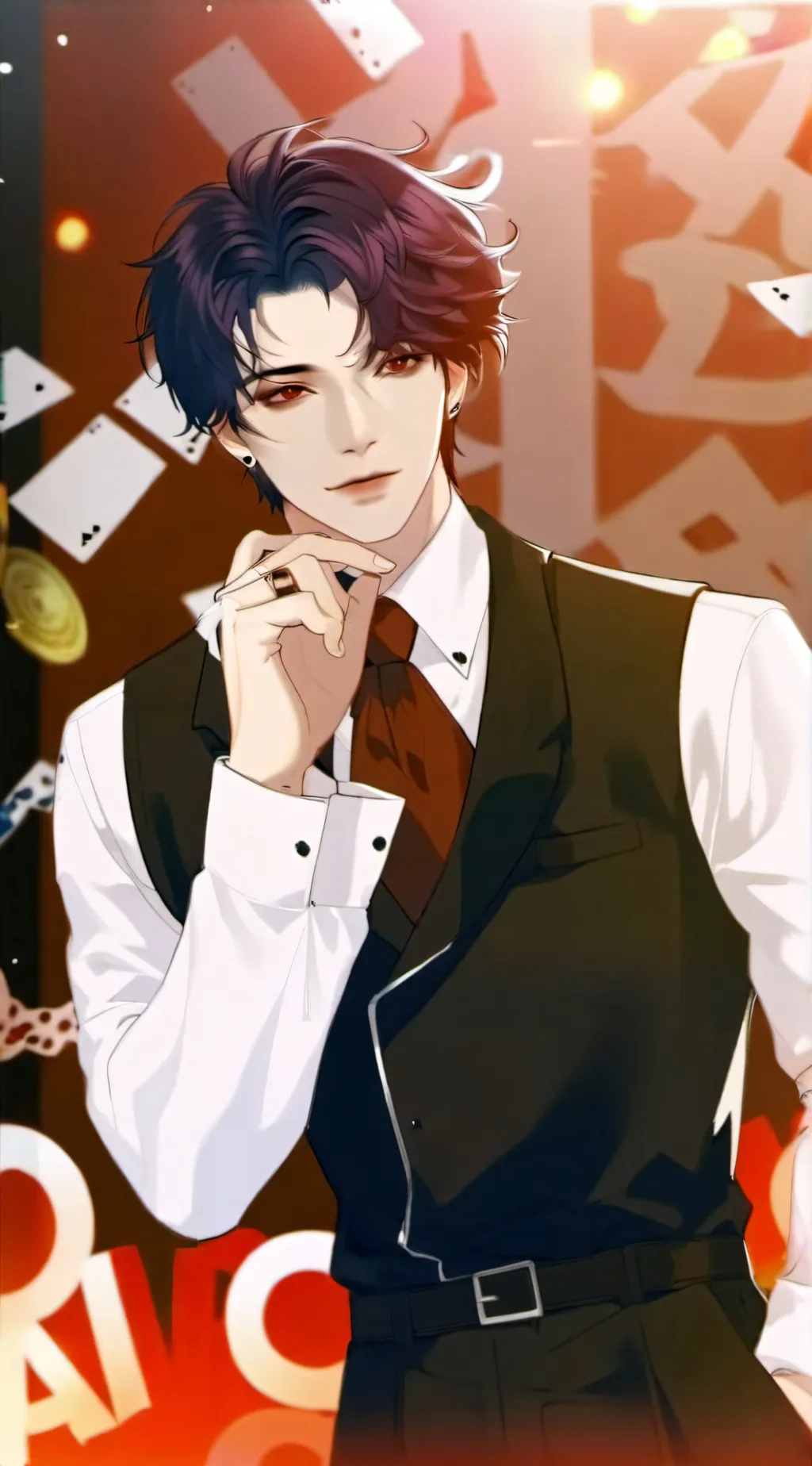 ai character: Zeke  background