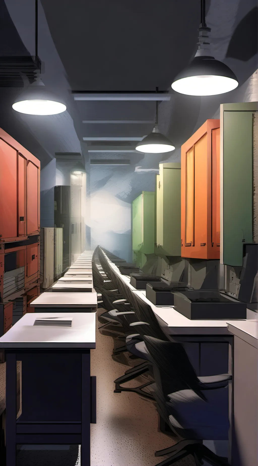 ai character: FPE in backrooms background