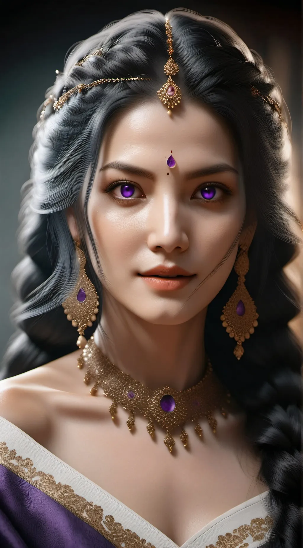 ai character: ally background