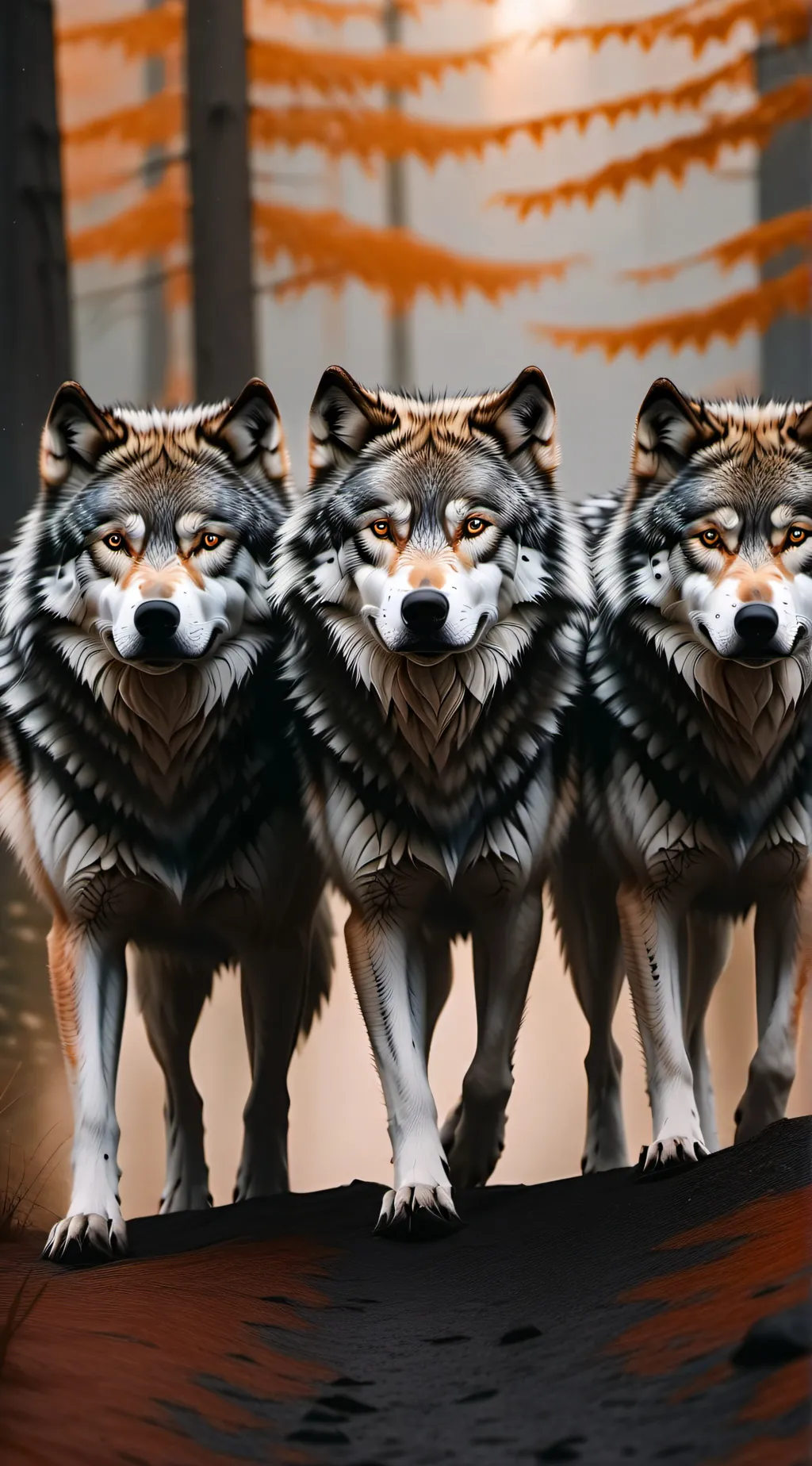 ai character: Dawn, Ivy and Leaf background