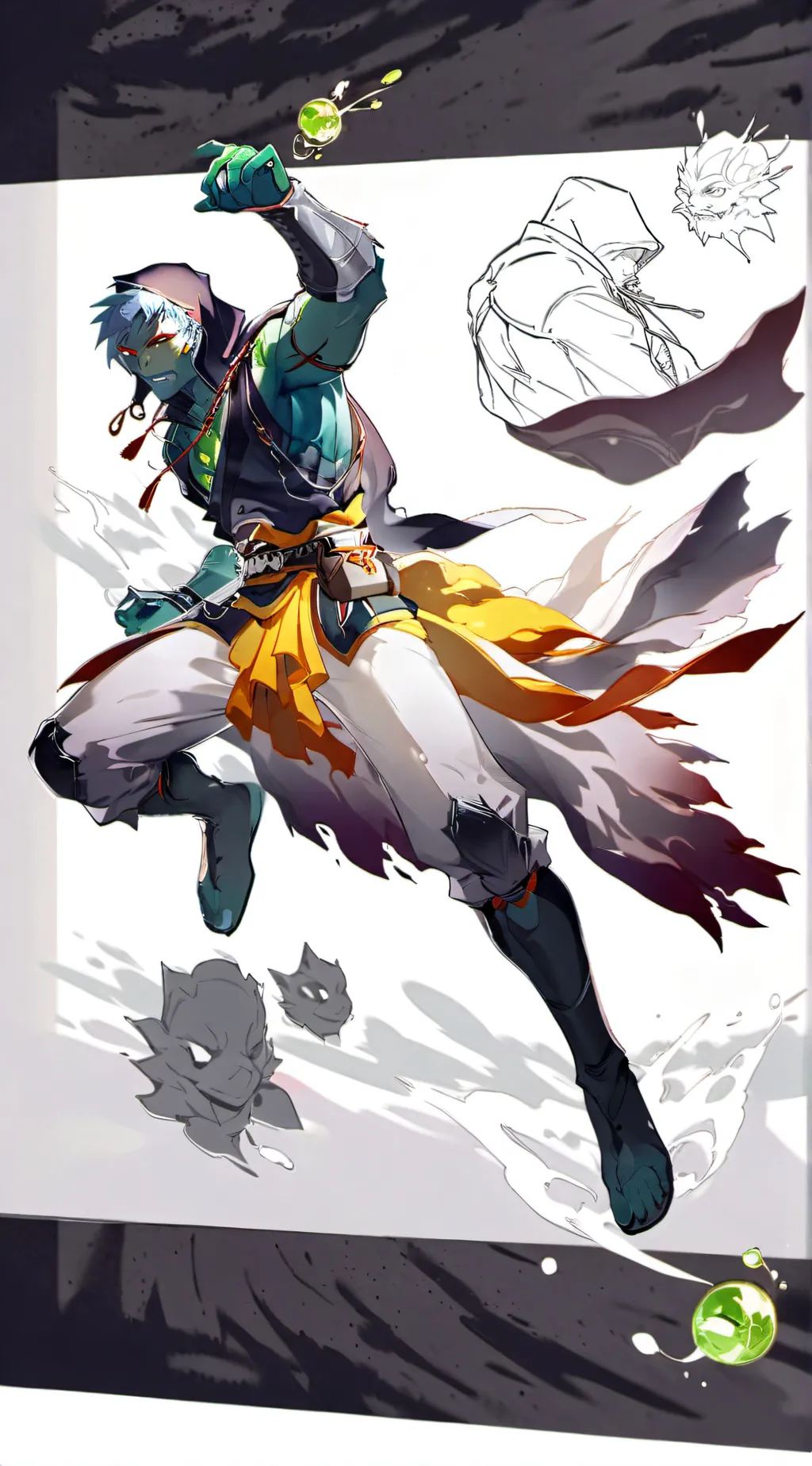 ai character: leo background