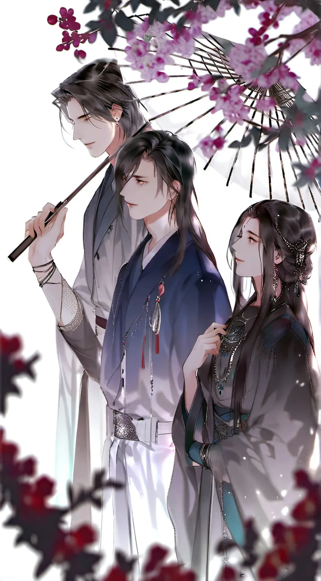 ai character: Charlotte, David background