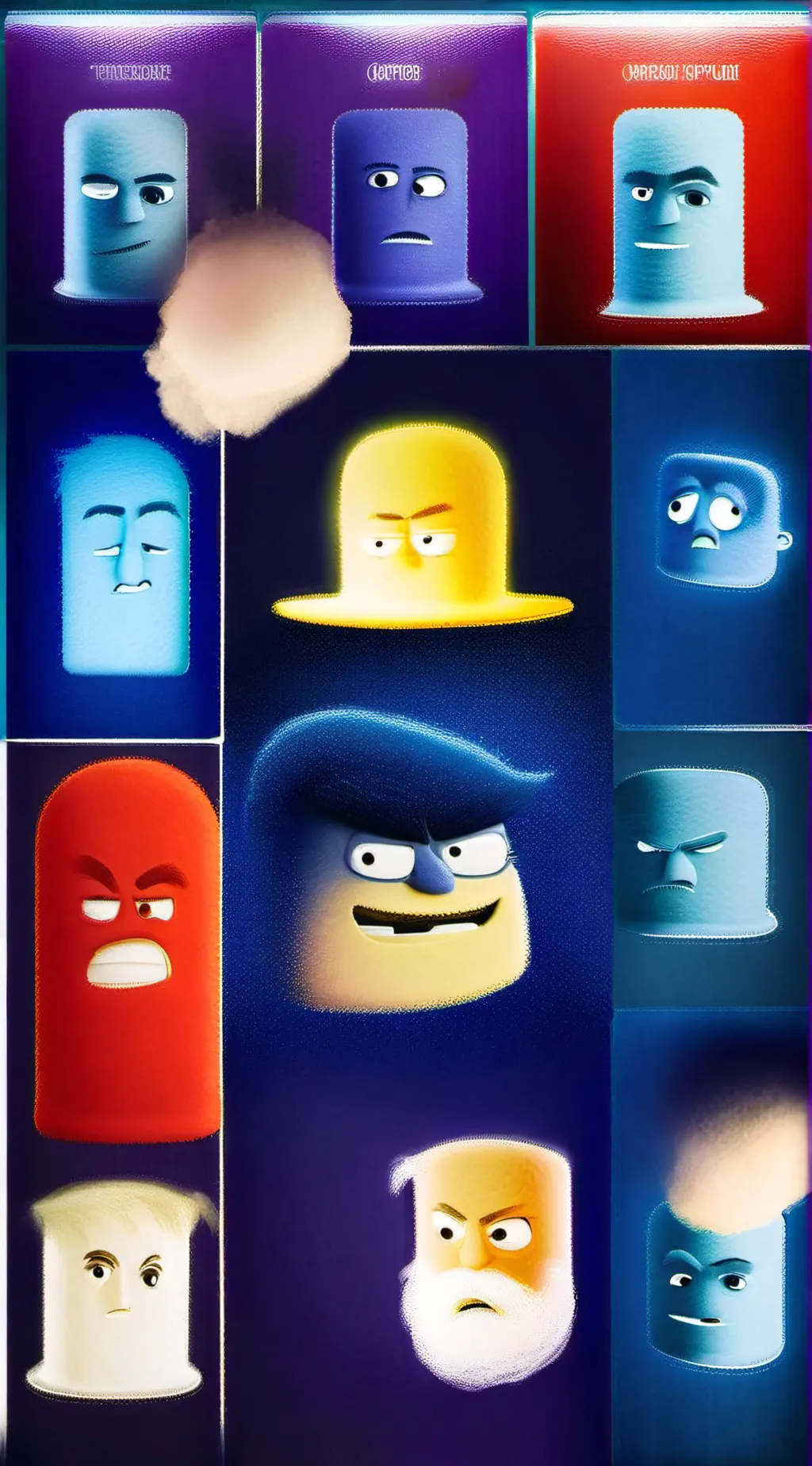 ai character: inside out background