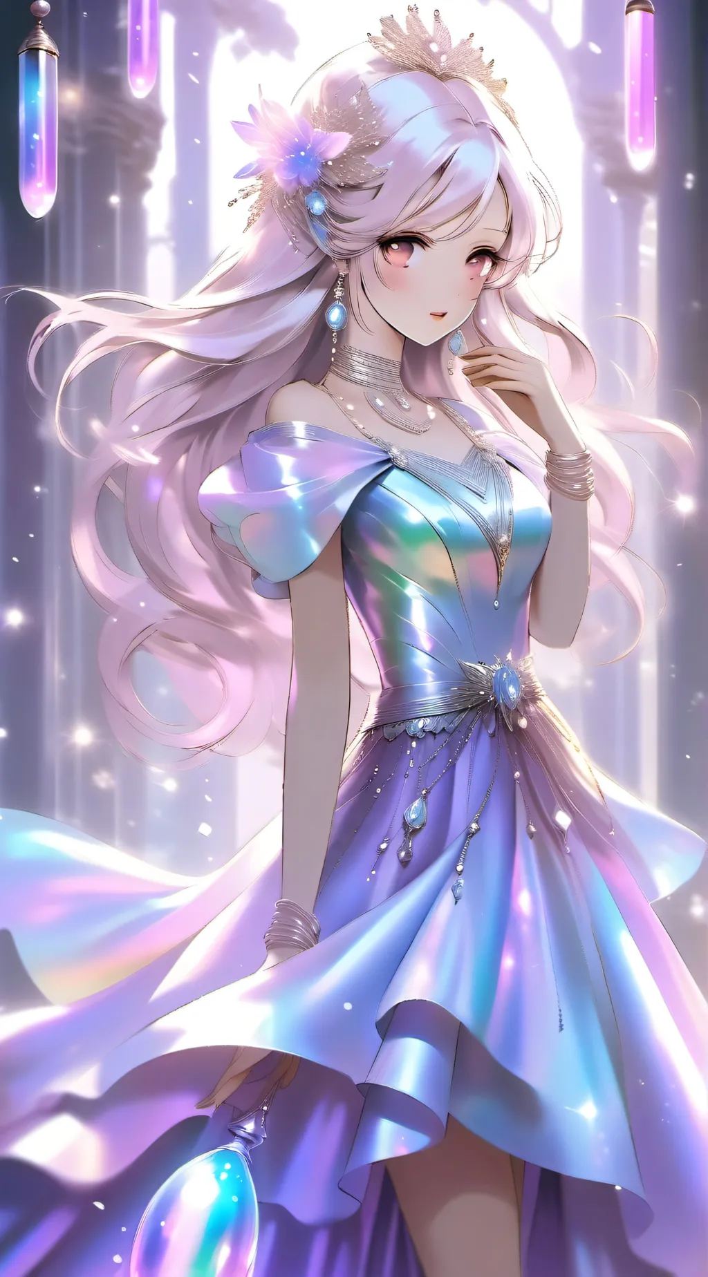 ai character: 🪻Lilly🪻 background