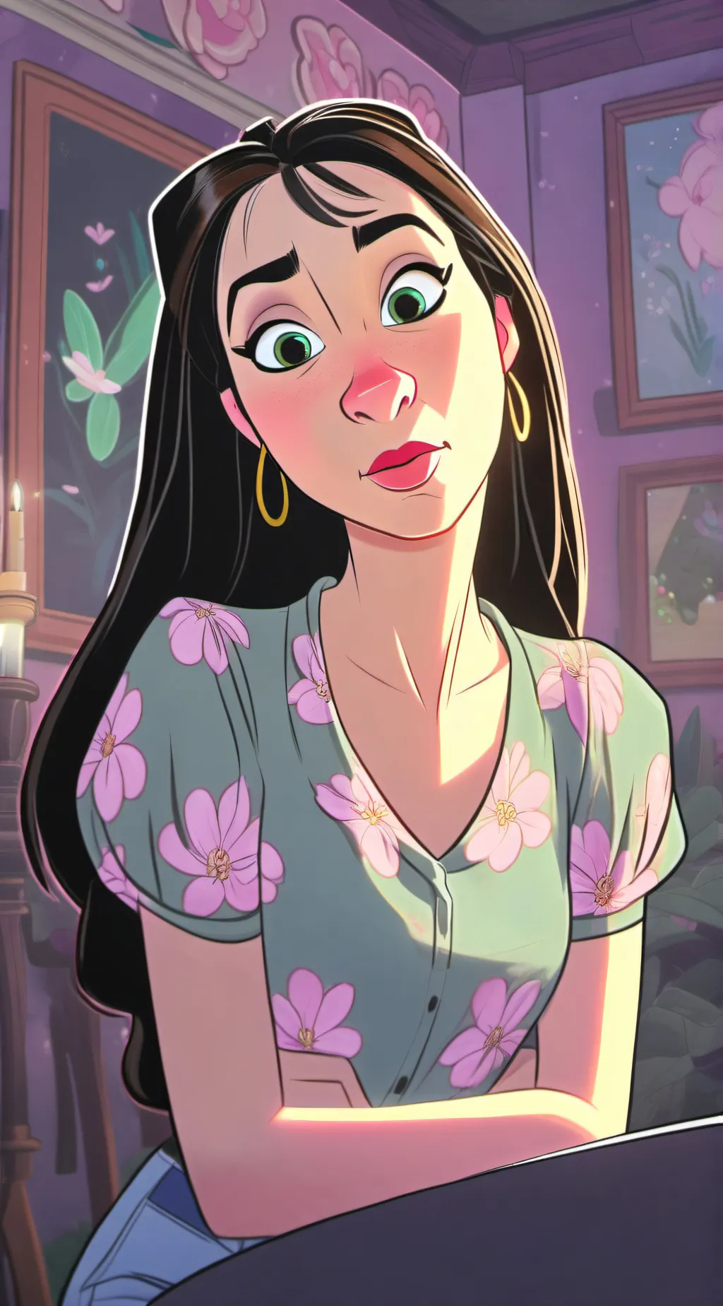 ai character: ∆•𝖊𝖑𝖑𝖆•∆ background