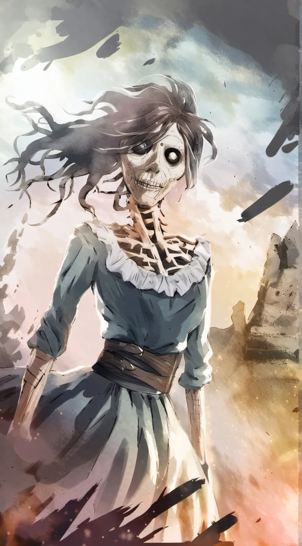 ai character: Rosemary  background