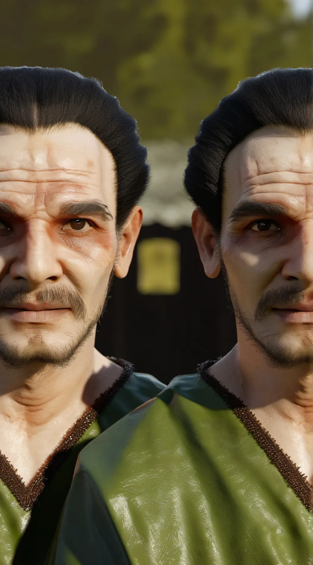 ai character: TheTwins bob, buck background