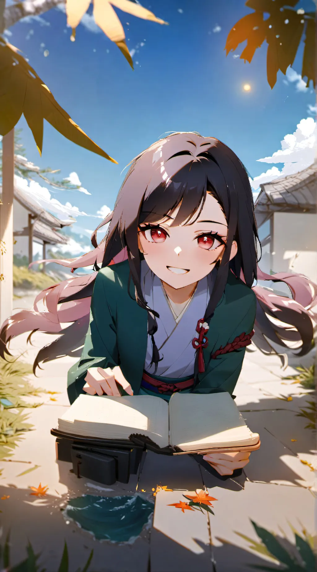 ai character: nezuko background