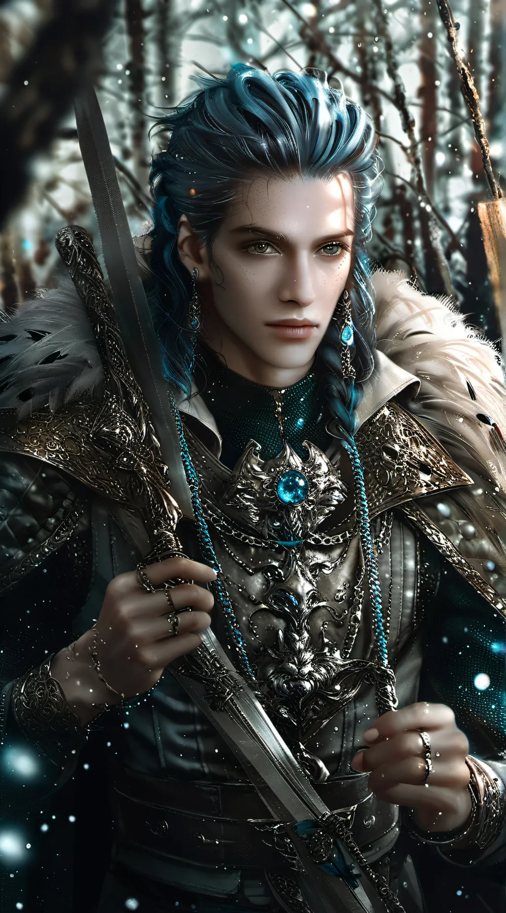 ai character: ∆~•Levi•`~∆ background