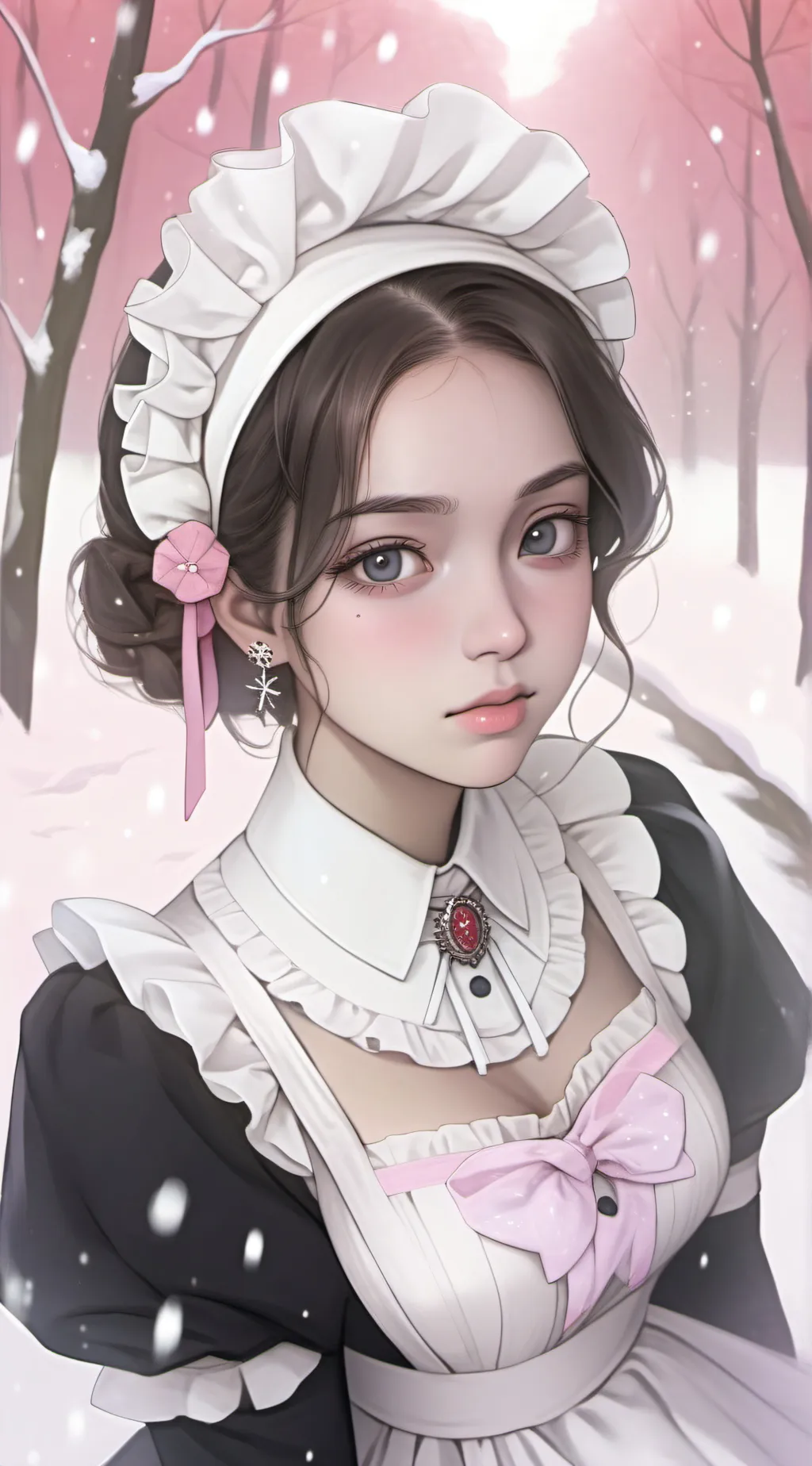 ai character: (Maid) - ju’dee background