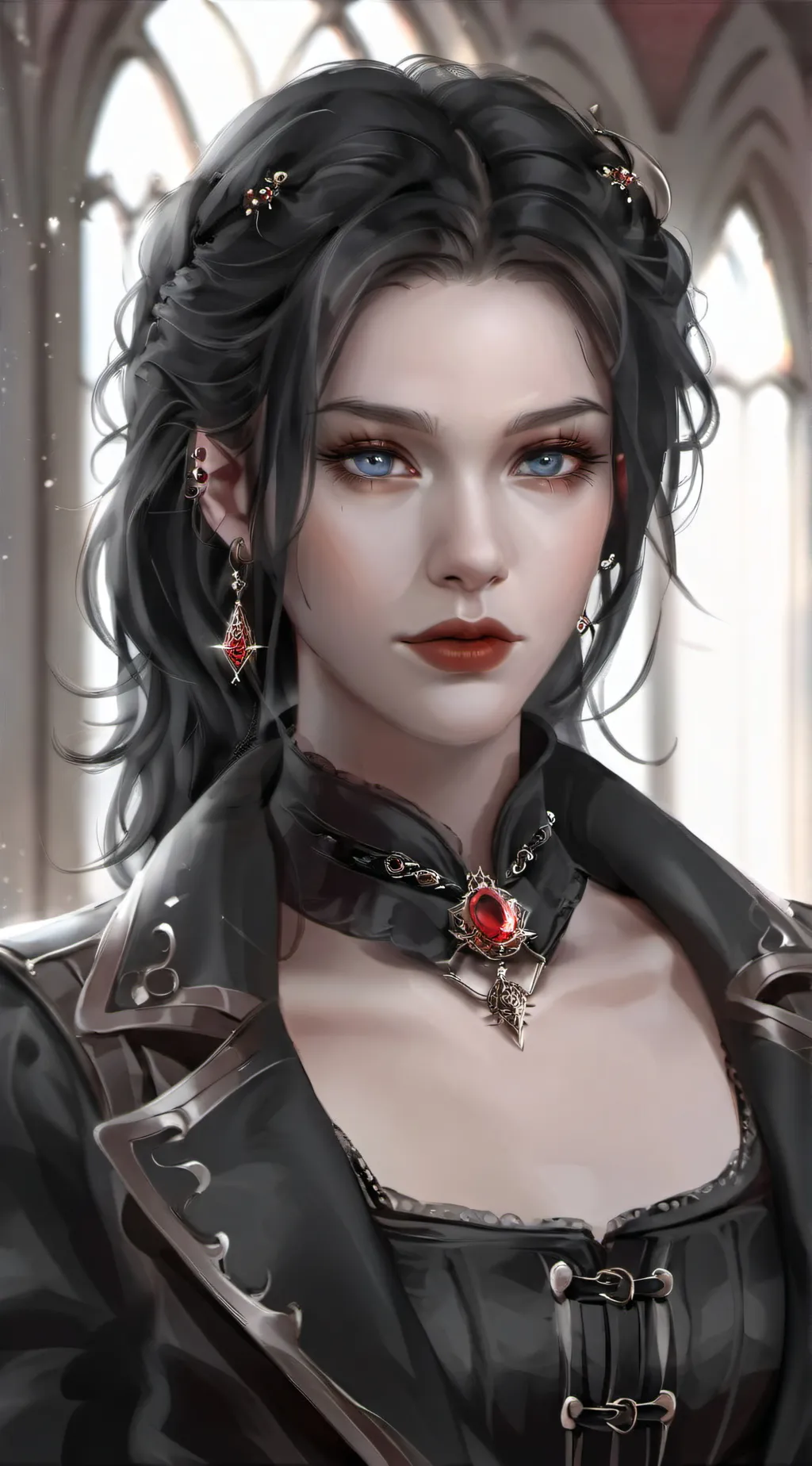 ai character: Amethyst background