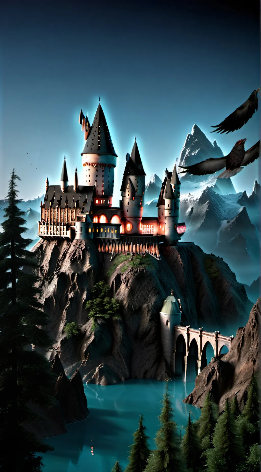 ai character: hogwarts background