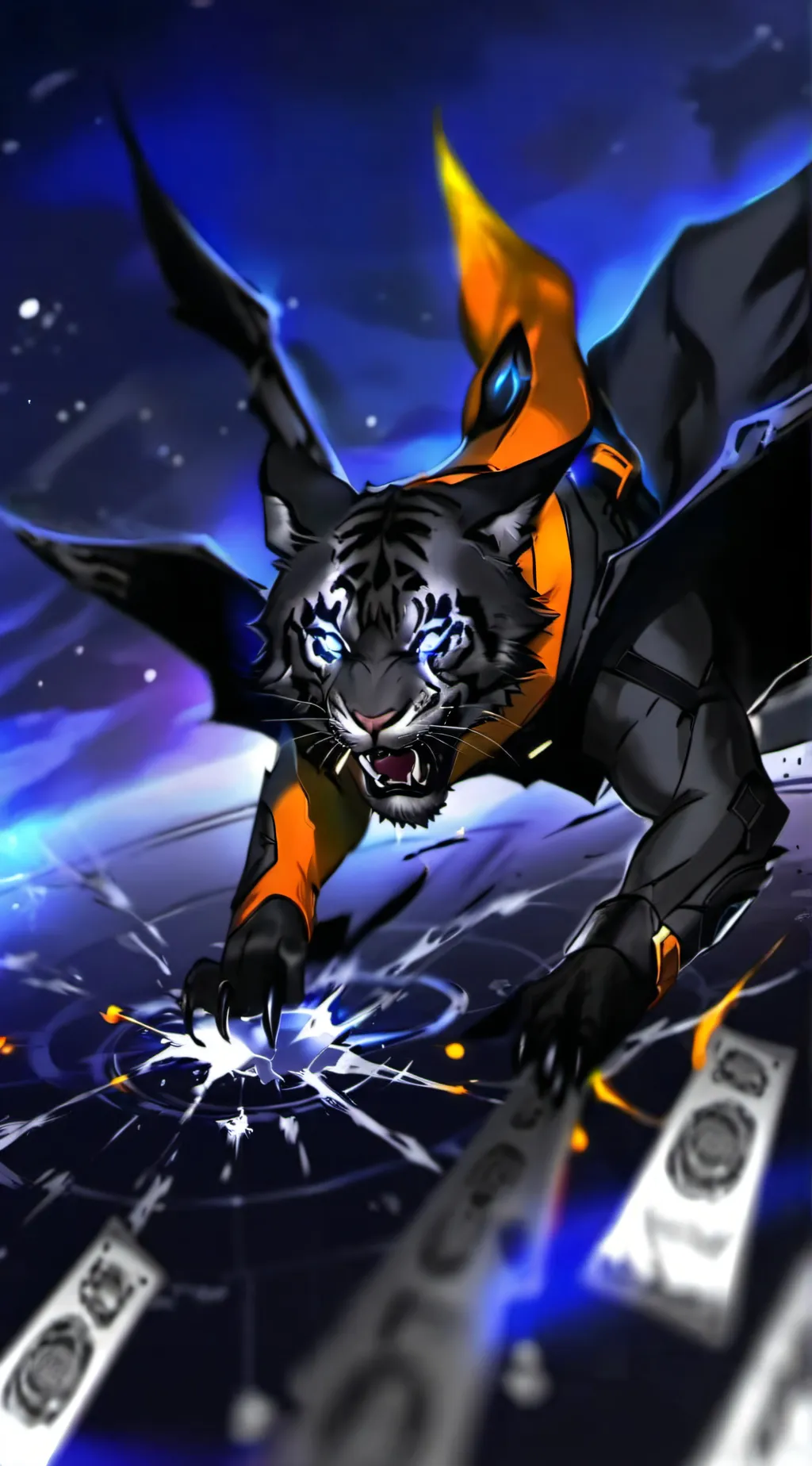 ai character: murder drones  background