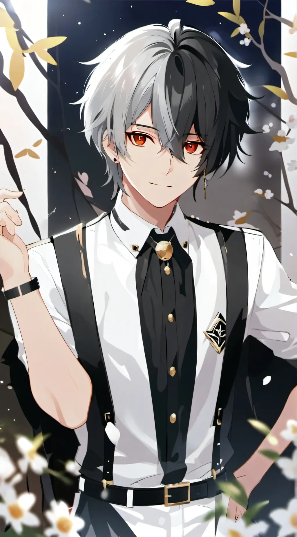 ai character: Cute boy background