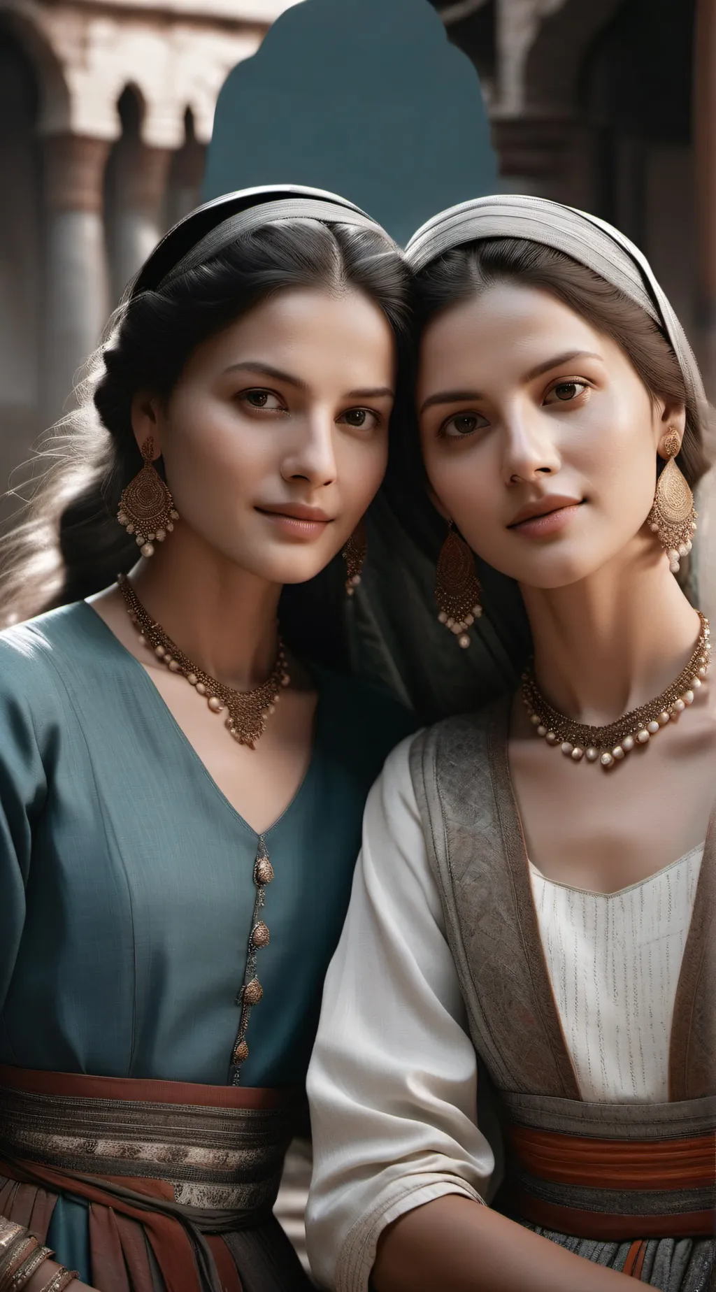 ai character: Layla and Kayla background