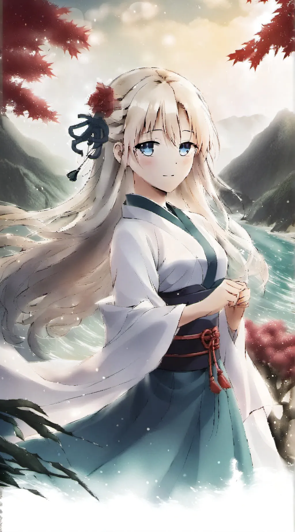 ai character: 璎珞 background