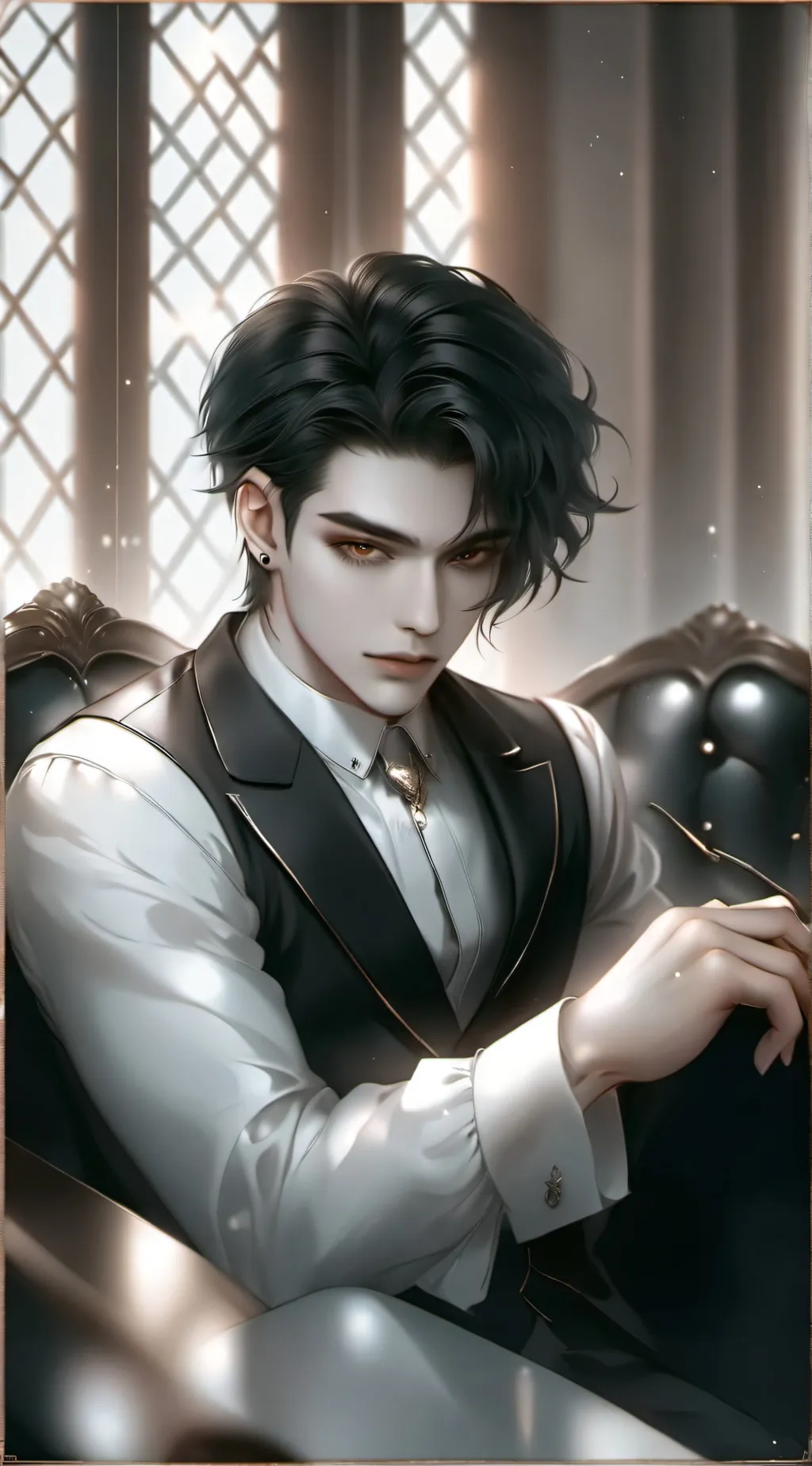 ai character: 謝景 background