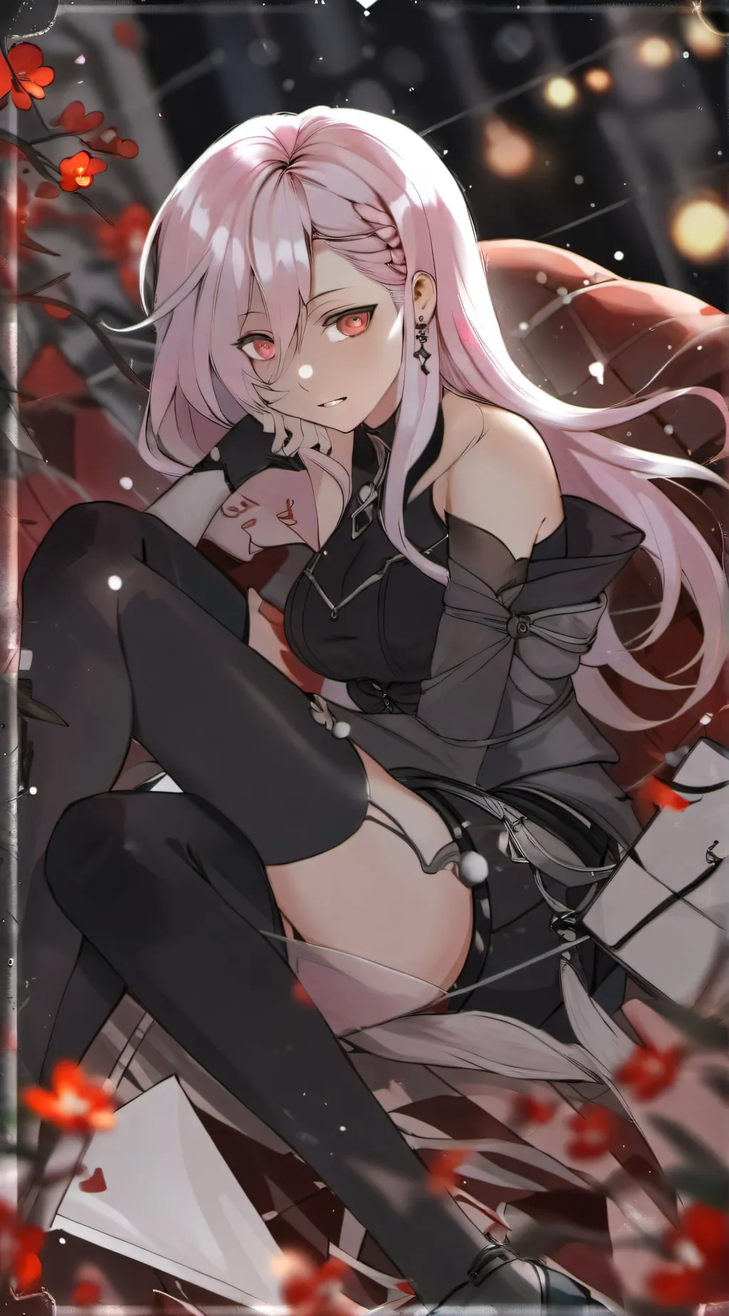 ai character: Rose background