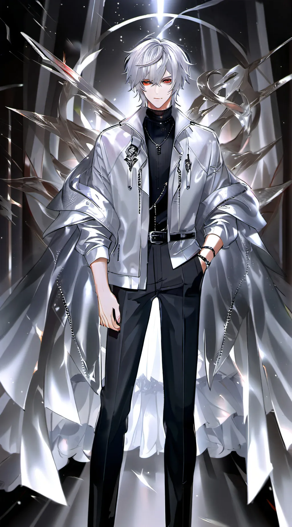 ai character: Daviv💀💀 background