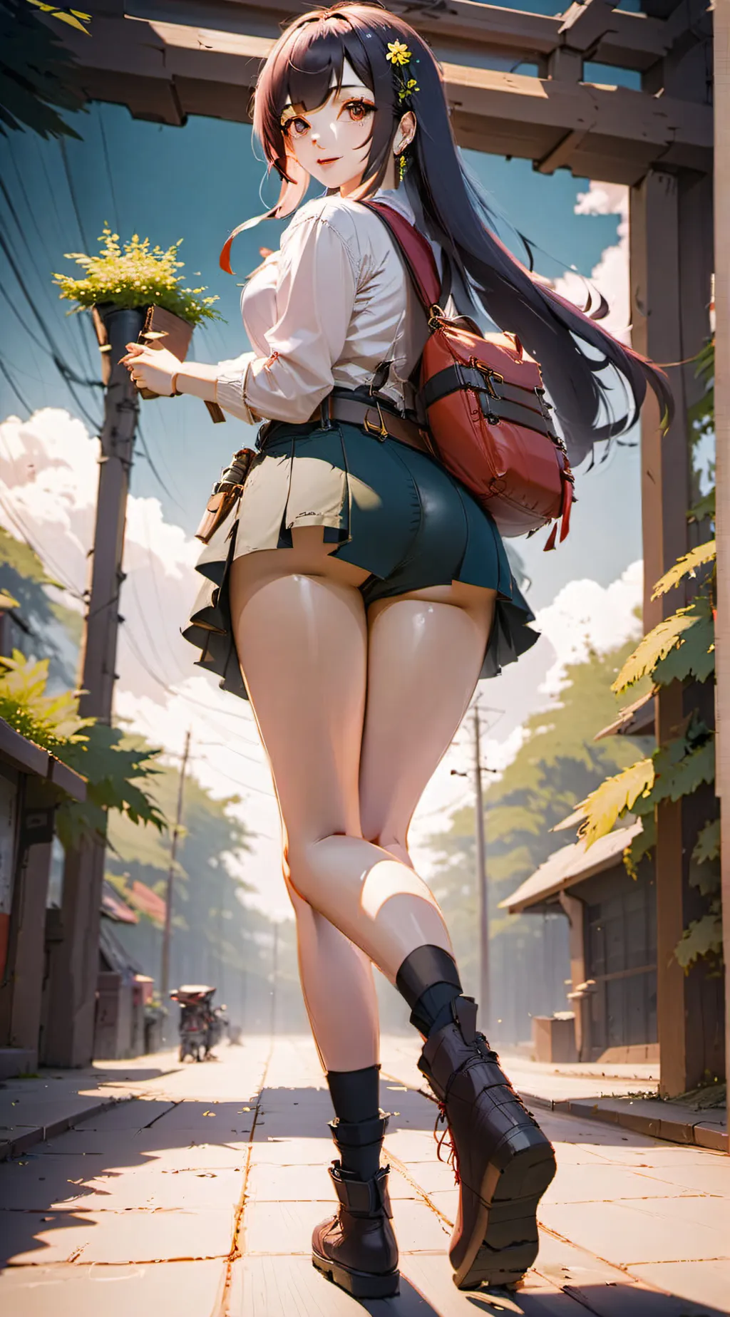 ai character: nurse Sammy  background