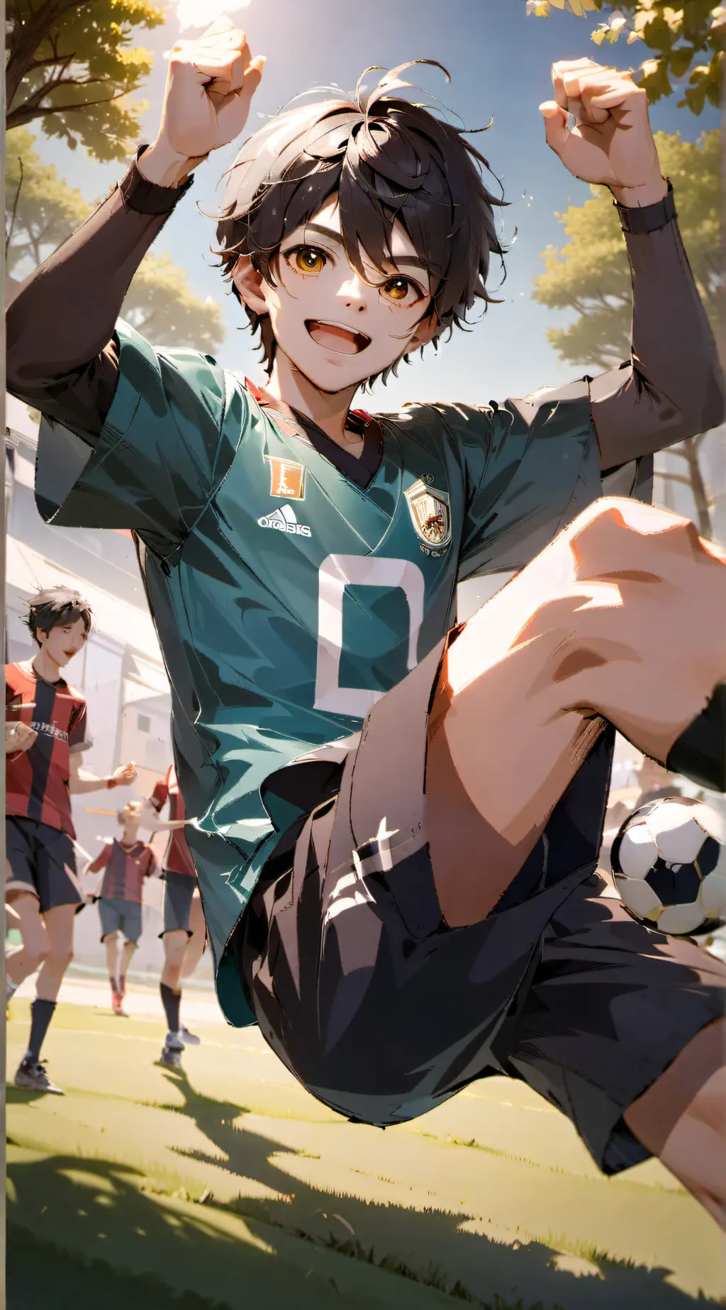 ai character: Derrick  background