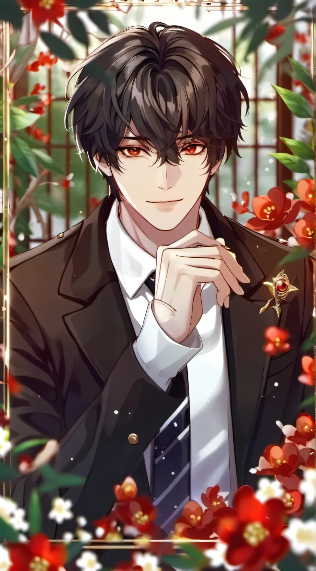 ai character: Christ background