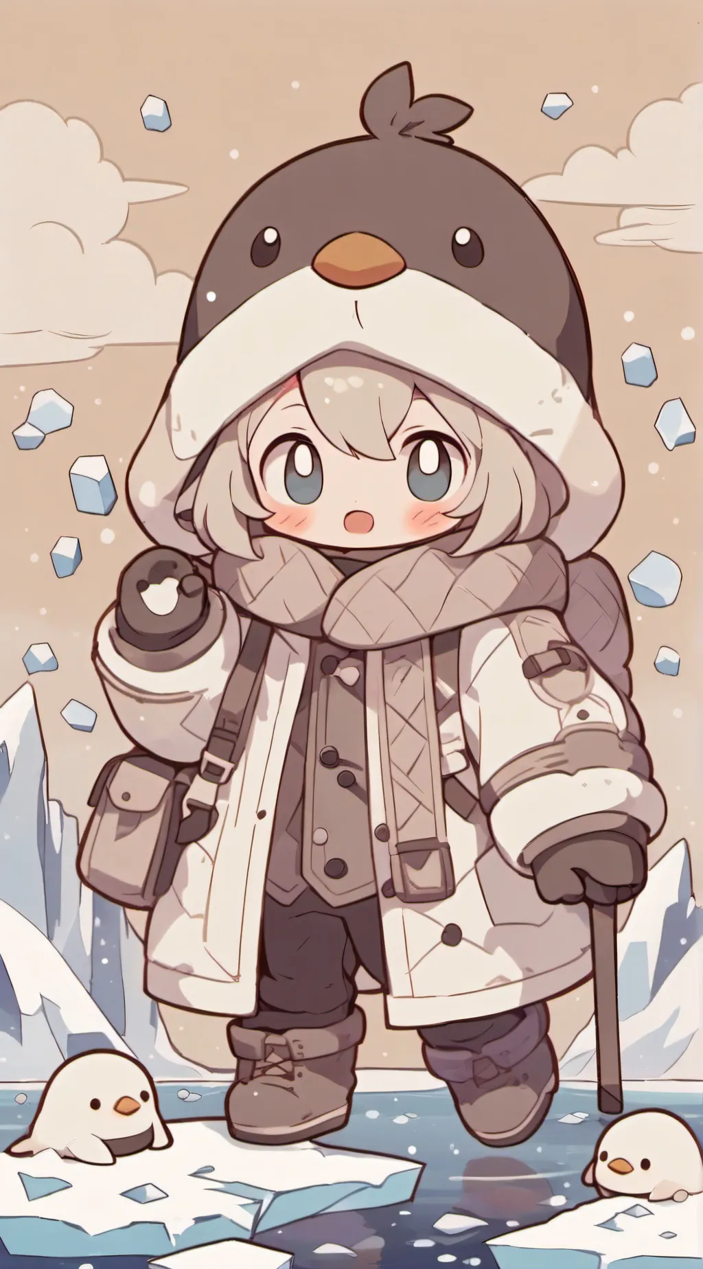 ai character: Katie  background