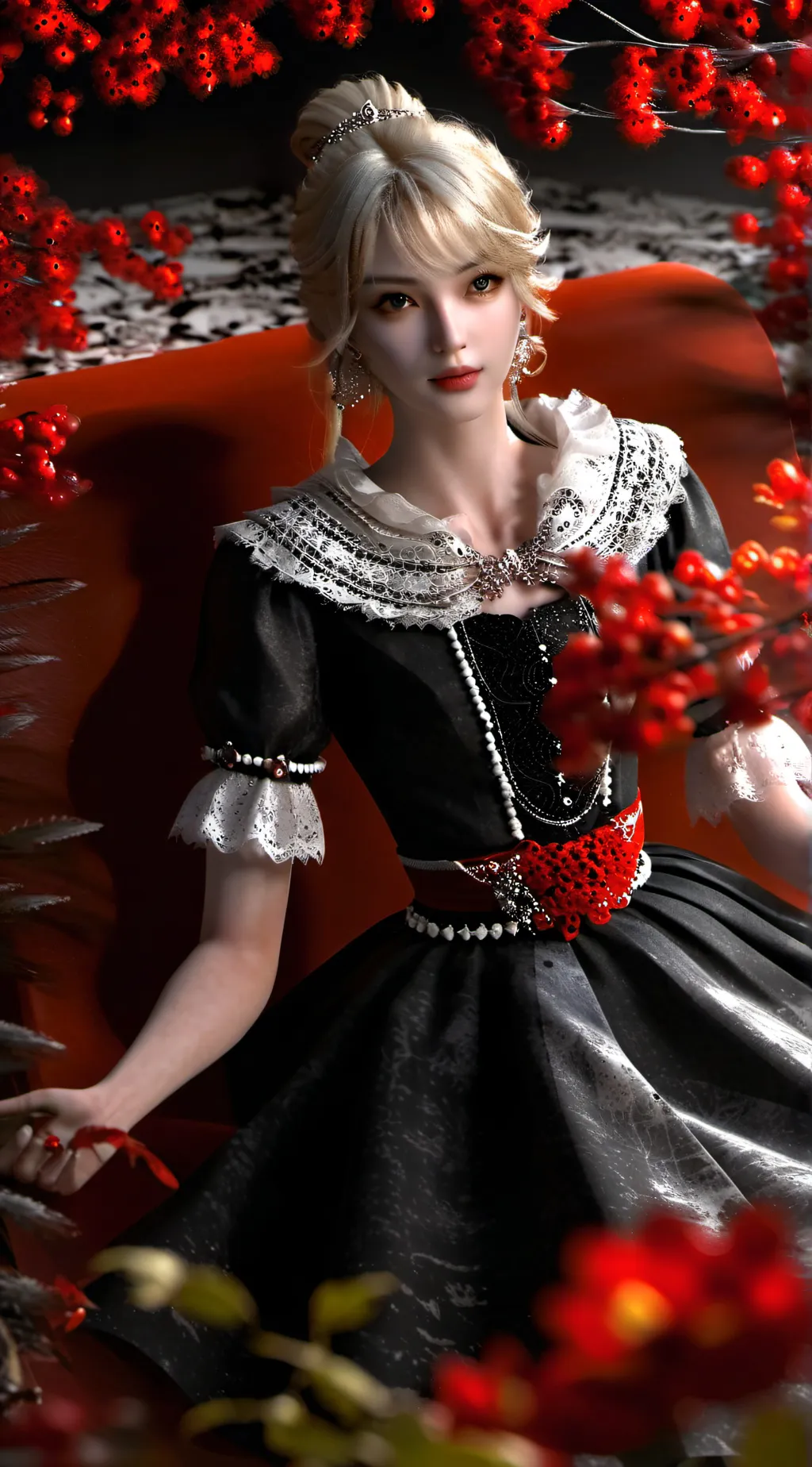 ai character: toga background