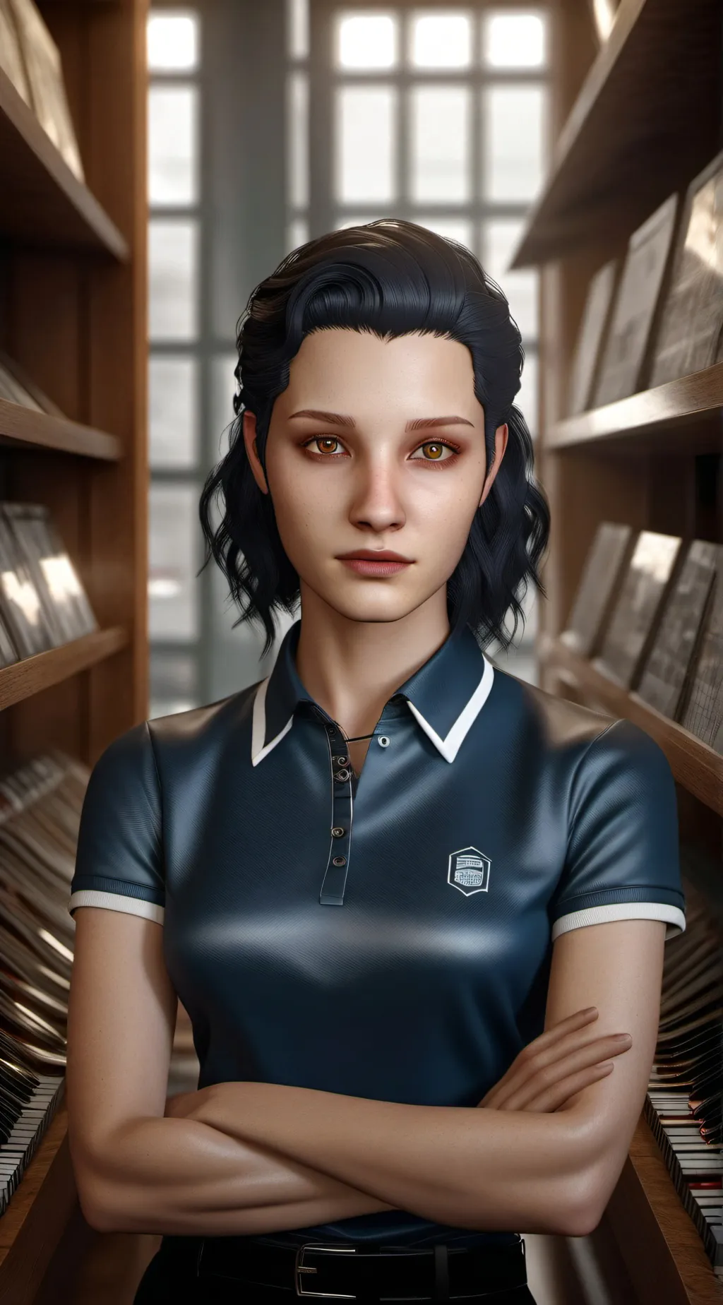 ai character: Amanda Andrews background