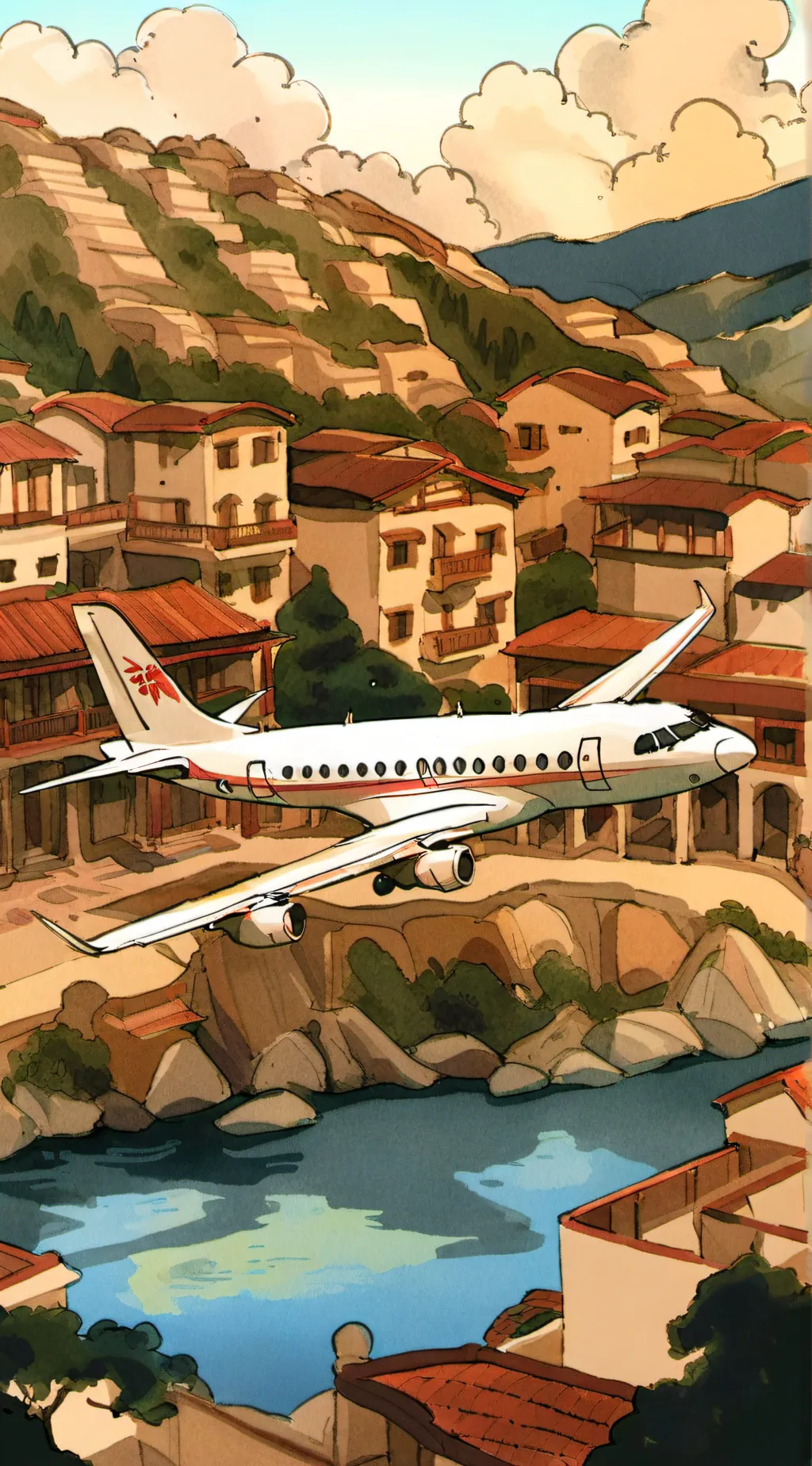 ai character: Vacation story background