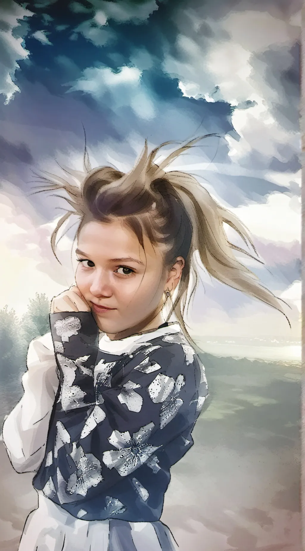 ai character: Aubree background