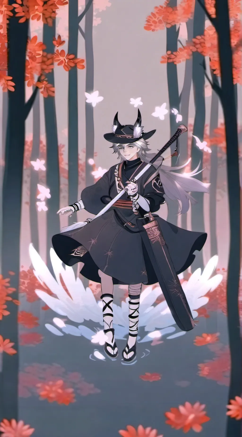 ai character: kokudou vs akadou background