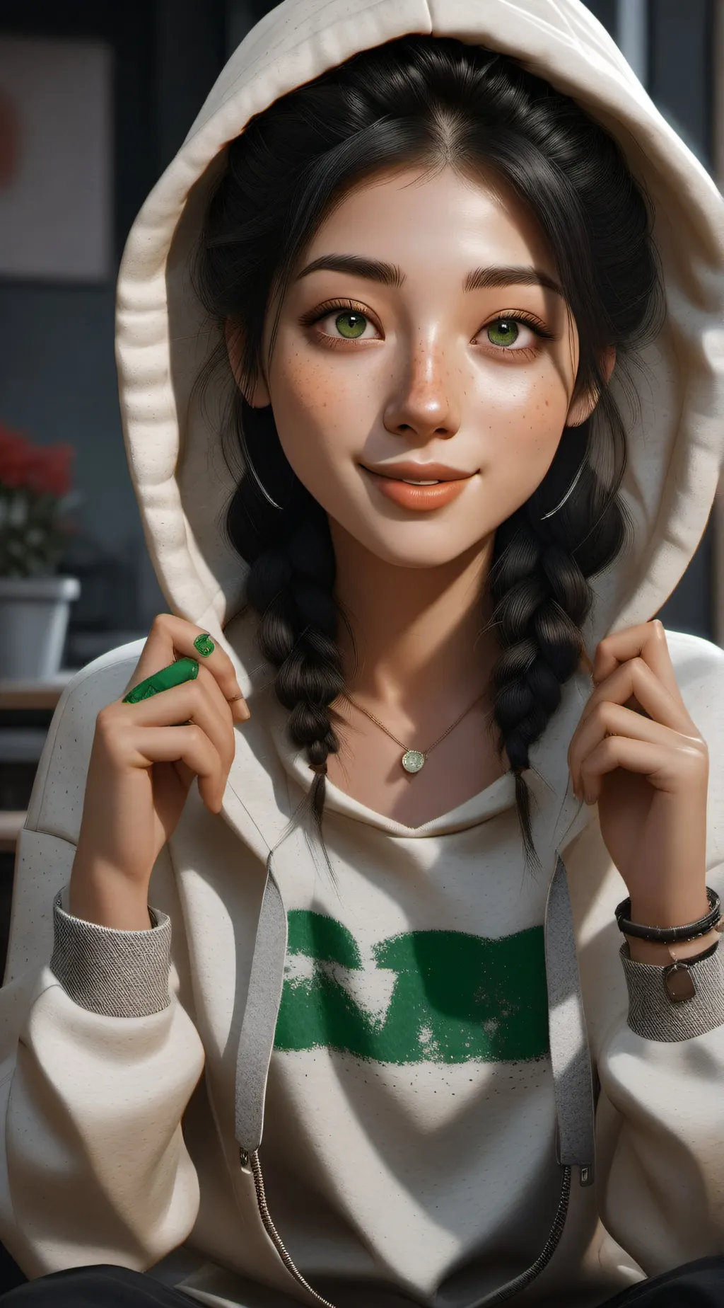 ai character: Neko background