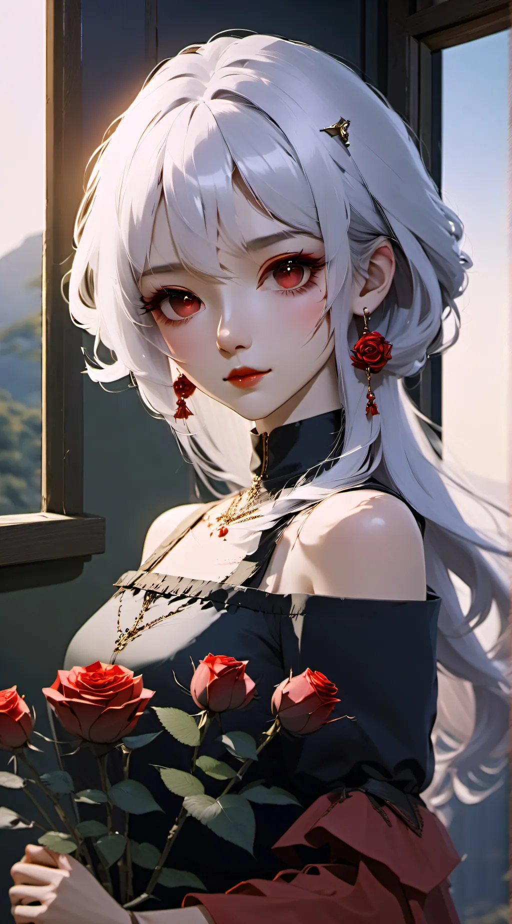 ai character: Luce background