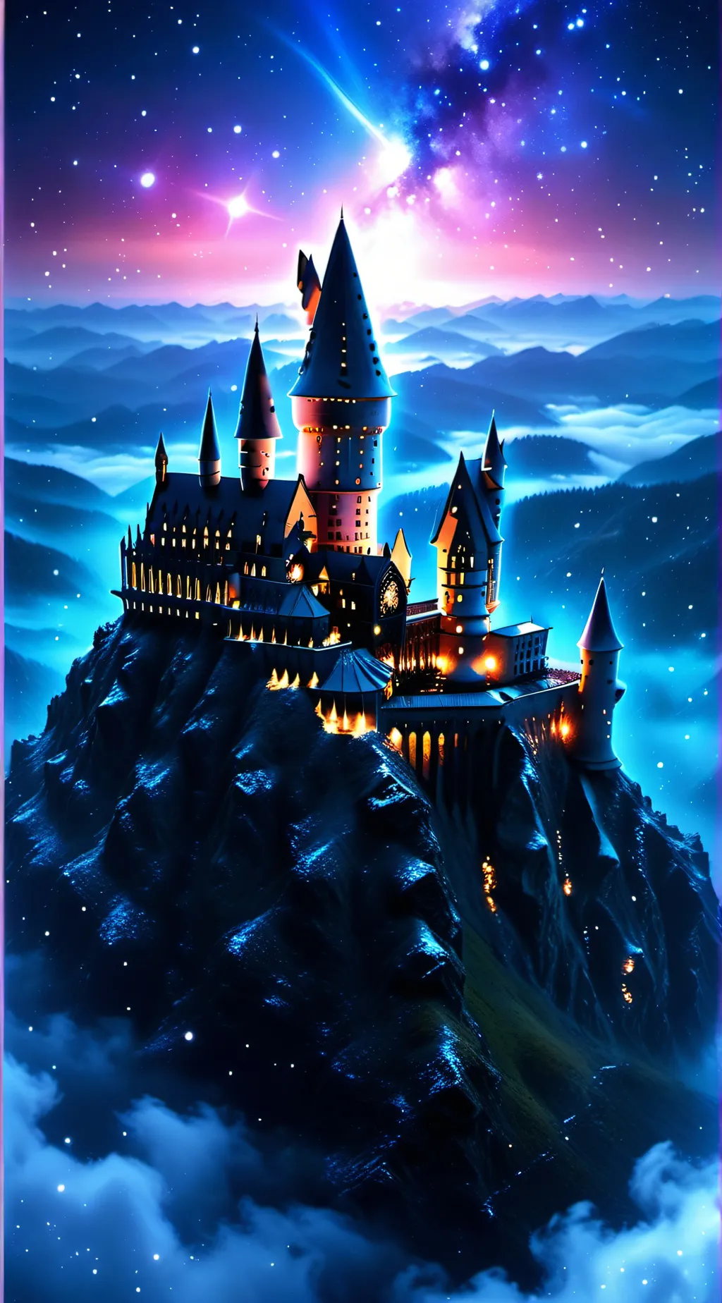 ai character: Hogwarts background